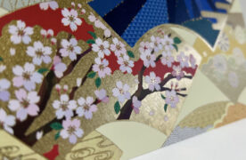 採光腐食箔押し / 和風カード
